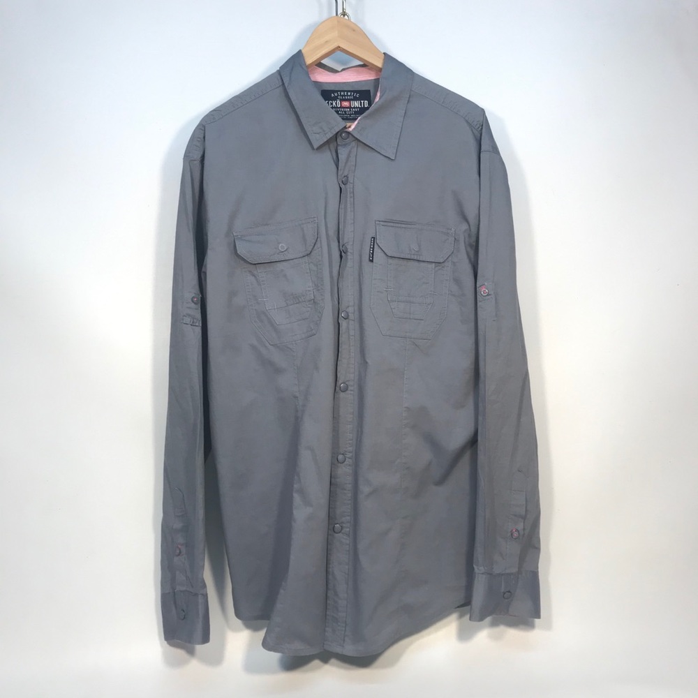 ECKO UNLTD Utility Work Short Snap Button Closure